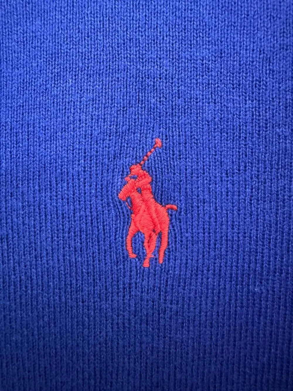 Polo Ralph Lauren Men XXL Royal Blue Knit Sweater 100% Cotton NWT